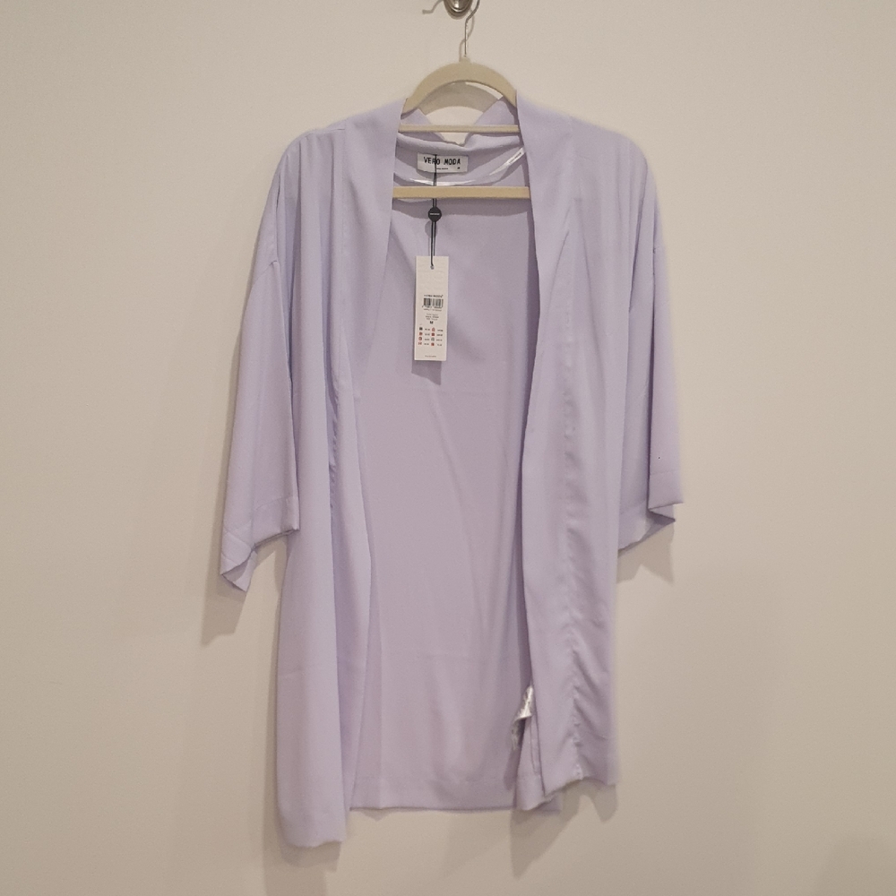 NWT Vero Moda Lavender Purple Women's Kimono size Medium
